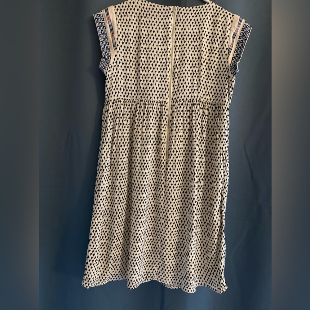THML Embroidered Geometric Line Dress | Size Small | Baby Doll Style - Picture 2 of 3